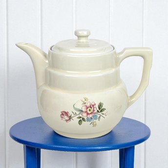 Vintage Hall China Rambling Rose Coffee Pot Decor: Drip-O-lator