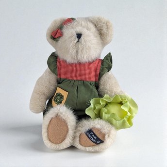 Boyds Bear, Letti McVeggie, Plush Bear, 10" Bear, Collectible Bear, Plush Toy, Gift for Collector