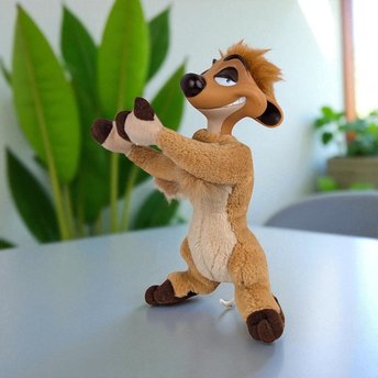 Vintage 1994 Mattel 8 Inch Lion King Timon Plush, Disney Plush, 90s Nostalgic Toy, Movie Memorabilia, Hakuna Matata, Kids Gift