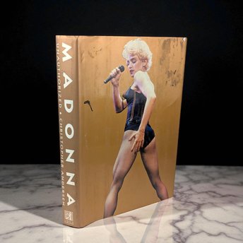 Vintage 1991 Madonna Unauthorized Biography Hardcover Book Christopher Andersen Pop Culture Icon Gift for Music Fans, Celebrity History