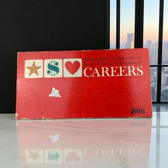 1965 Parker Brothers Careers Board Game Complete, Vintage Family Game Night, Classic Strategy Game with Instructions