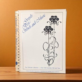 Vintage 1983 Gospel Songbook: Christian Hymnal with Over 500 Songs