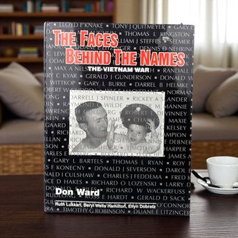 Signed Vietnam War History Book: "The Faces Behind the Names" by Don Ward