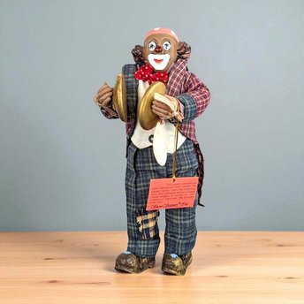 Vintage Hobo Clown Doll: Show Stopper Collectible Circus Decor