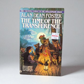 Vintage 1987 The Time of the Transference by Alan Dean Foster, Spellsinger Saga Book 6, High Fantasy Paperback Novel, Sci-Fi Adventure