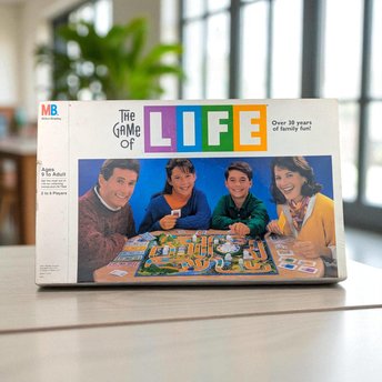 Vintage 1991 The Game of Life by Milton Bradley, Complete 90s Board Game, Classic Family Game Night Activity, Collectible MB Game