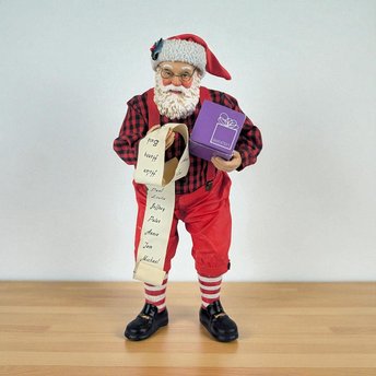 Vintage 1994 Bachman's Santa Figure: Possible Dreams Clothtique Exclusive