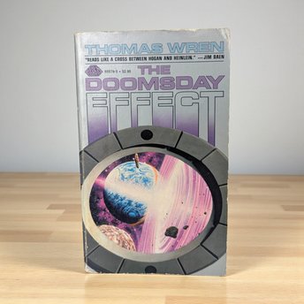 Vintage 1986 'The Doomsday Effect' by Thomas Wren: Paperback Sci-Fi Novel
