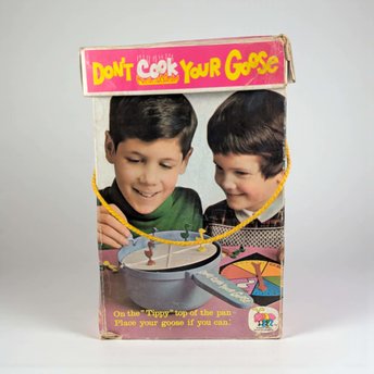 Vintage 1970 Don't Cook Your Goose Game: Schaper Stacking Game (Incomplete)