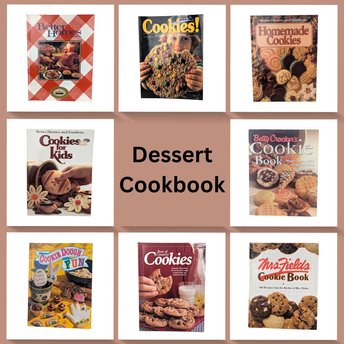 Vintage Dessert Recipe Books: Your Choice of 80s and 90s Baking Cookbooks