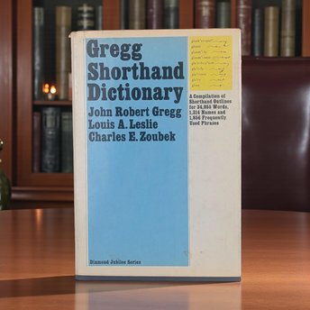 Vintage 1971 Gregg Shorthand Dictionary: Diamond Jubilee Series Secretarial Reference