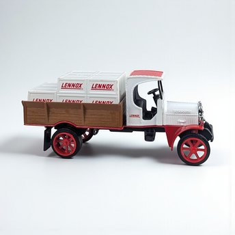 Vintage 1993 ERTL Lennox Truck: 1925 Kenworth Diecast Crate Bank