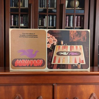 Vintage 1975 Backgammon Game: Selchow and Righter Classic Board Game