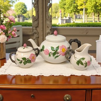 Vintage Franciscan Desert Rose: Your Choice Teapot, Creamer, or Sugar