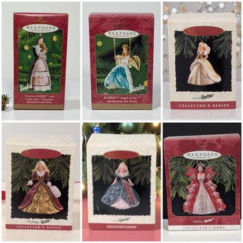 Vintage Holiday Barbie Ornaments: Hallmark Keepsake Collector's Series Your Choice