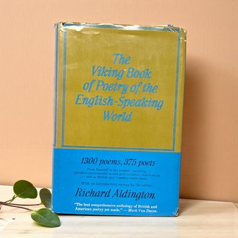 Vintage 1958 Viking Book of Poetry: Richard Aldington Hardcover