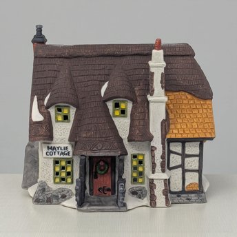 Vintage 1990 Maylie Cottage: Dept 56 Dickens Village House