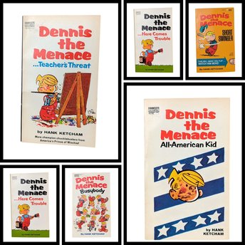 Vintage Dennis the Menace Comic Book Set: 1960s-70s Hank Ketcham Softcovers