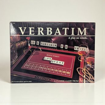 Vintage 1985 Verbatim Board Game: Lakeside Word Strategy Complete
