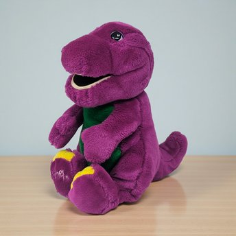 Vintage 1992 Barney The Dinosaur Plush: The Lyons Group