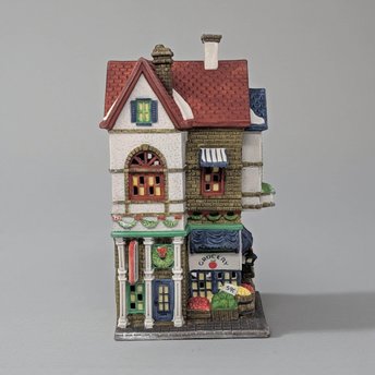 Vintage 1988 Corner Grocer Hanks Market: Dept 56 Christmas in the City