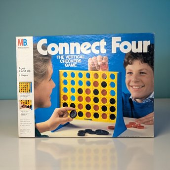 Vintage 1993 Connect Four Game: Milton Bradley