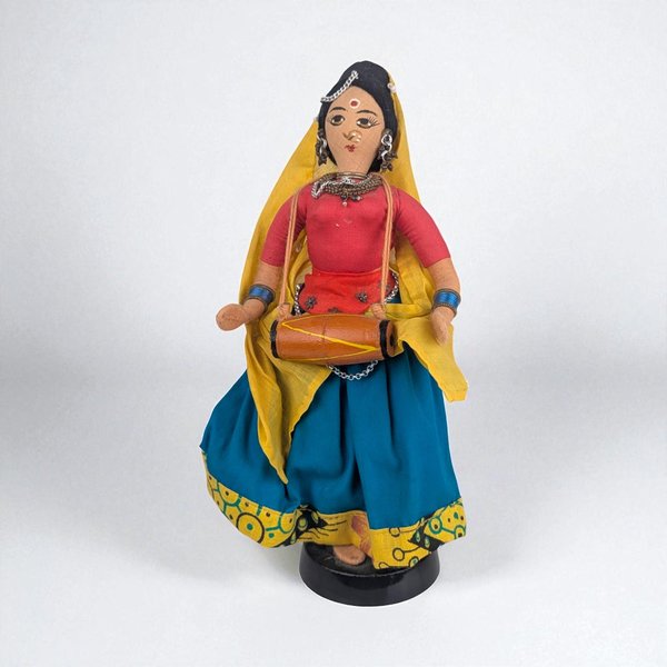 Vintage Ethnic Musician Doll