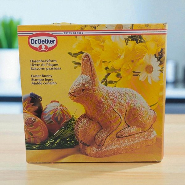 Vintage Dr. Oetker 3D Easter Bunny Baking Mold