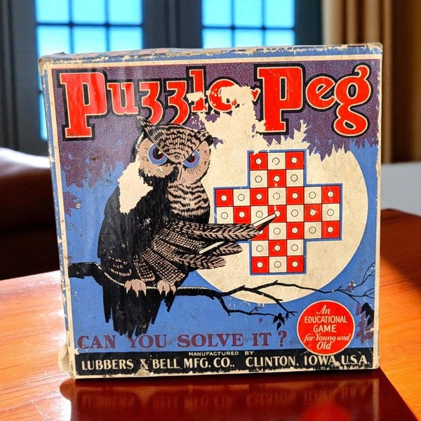 1920s Lubbers & Bell Puzzle Peg Game