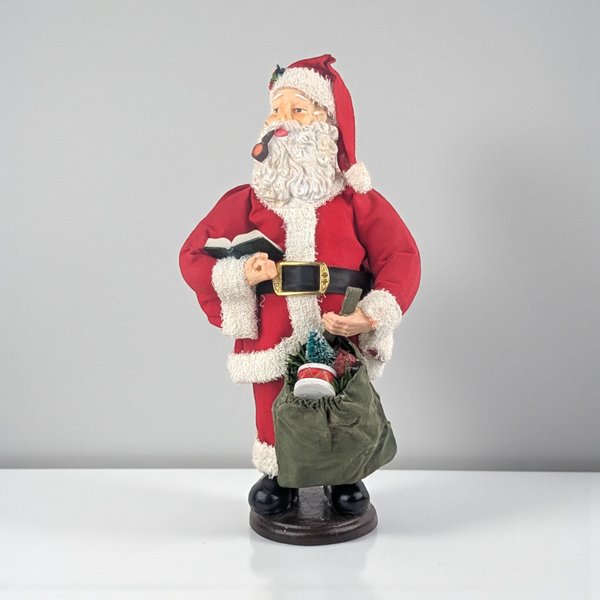 Vintage Resin Santa Claus Figurine