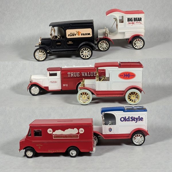 Vintage ERTL Die Cast Replica Banks