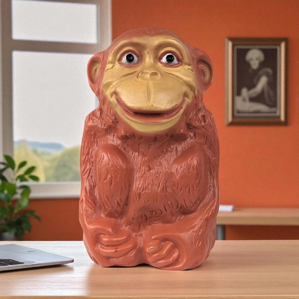 Vintage Wing Inc. Plastic Monkey Bank