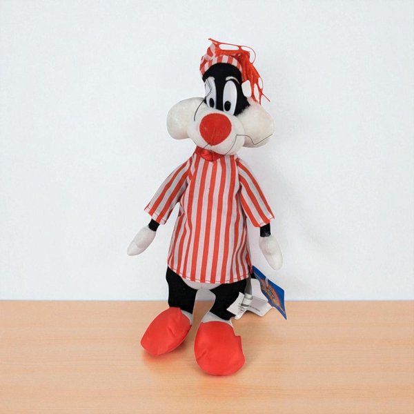 1997 Looney Tunes Sylvester the Cat Pajama Plush