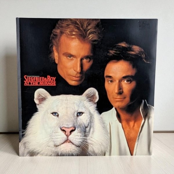 Vintage Siegfried and Roy at the Mirage Souvenir Program Book