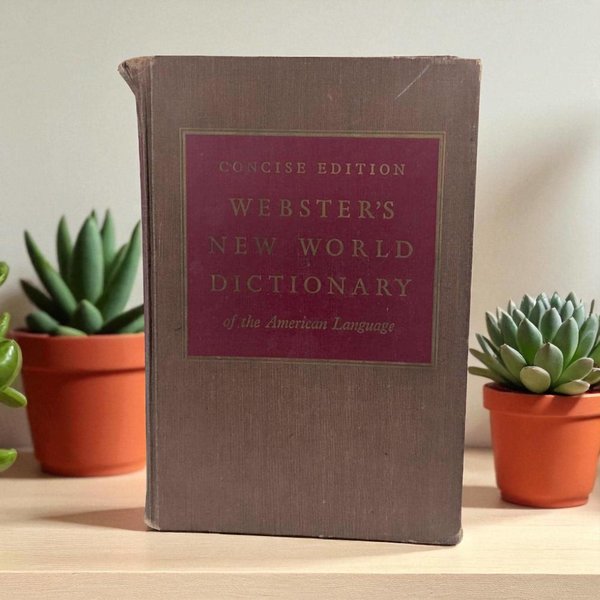 1959 Webster's New World Dictionary Hardcover