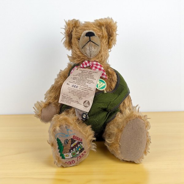 Vintage Hermann Limited Edition Traditional Bavarian Mohair Bear