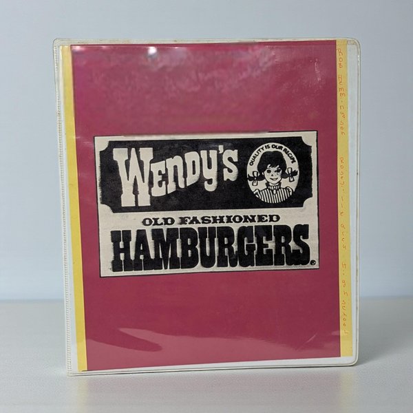 Vintage 1980s Wendy’s Employee Instruction Manual