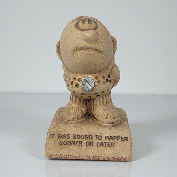 1969 'It Was Bound to Happen' Funny Figurine