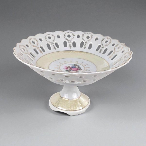 Vintage Arnart Porcelain Pedestal Bowl (M4036)