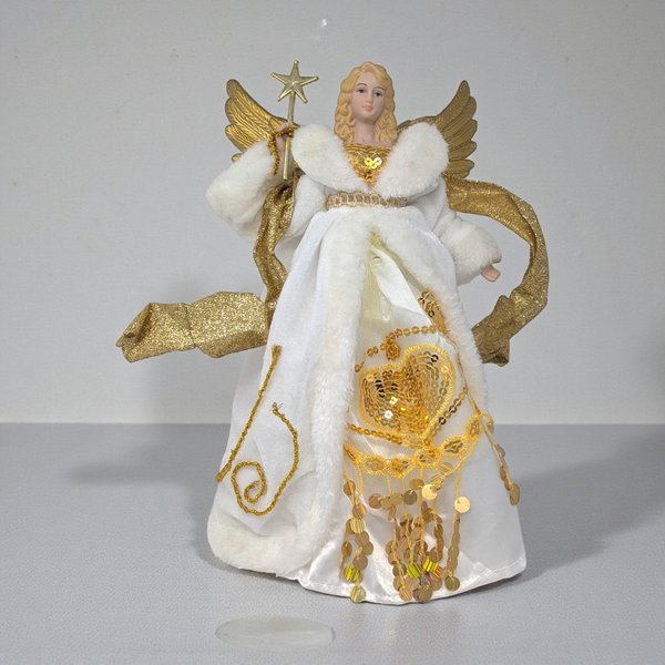 Vintage Porcelain Angel Tree Topper
