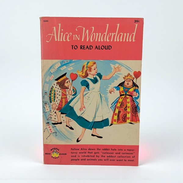 1963 Wonder Books, Alice in Wonderland, Softcover