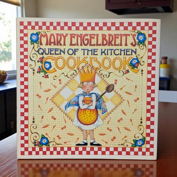 1998 "Queen of the Kitchen" by Mary Engelbreit Hardcover Cookbook