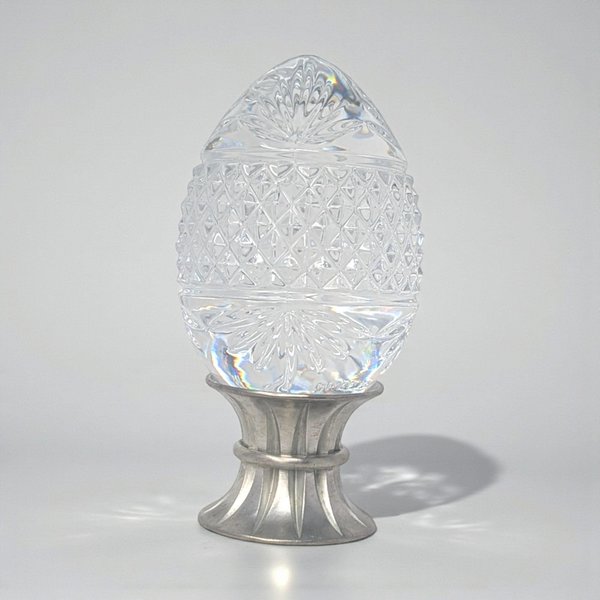 Vintage 1993 Avon Majestic Lead Crystal Egg