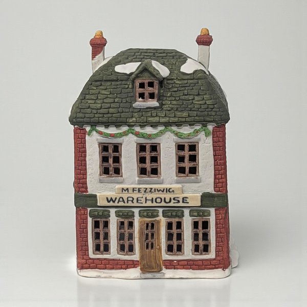 1986 Dept 56 Fezziwig's Warehouse Dickens Village