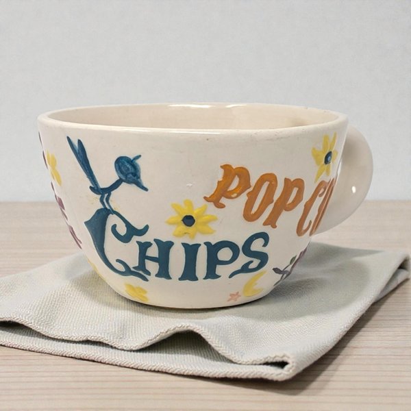 1976 Pop Chips Handpainted Ceramic Mug