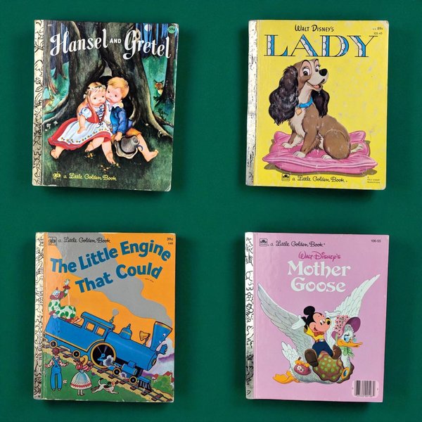 Vintage Little Golden Book Character Favorites Collection