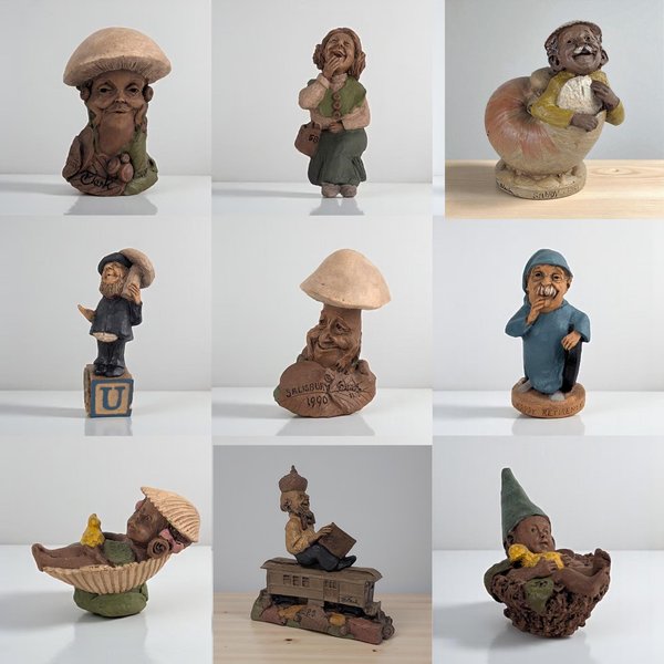 Your Choice Vintage Tom Clark Gnome Figurine: Cairn Studio Collectible