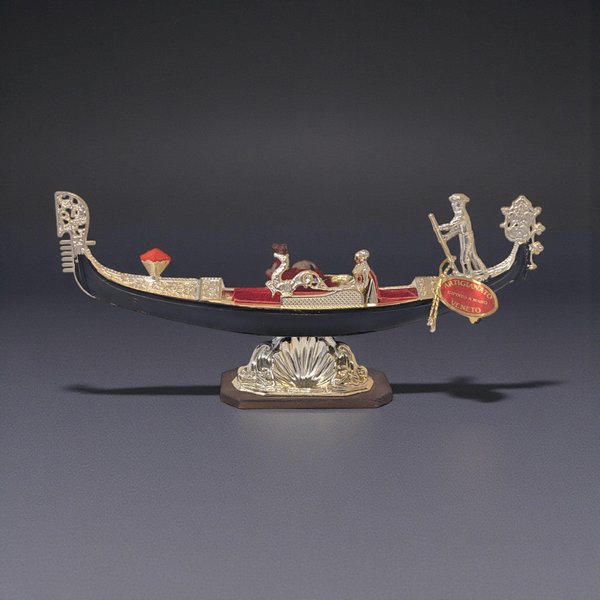 1960s Artigianato Veneto Boat Figurine